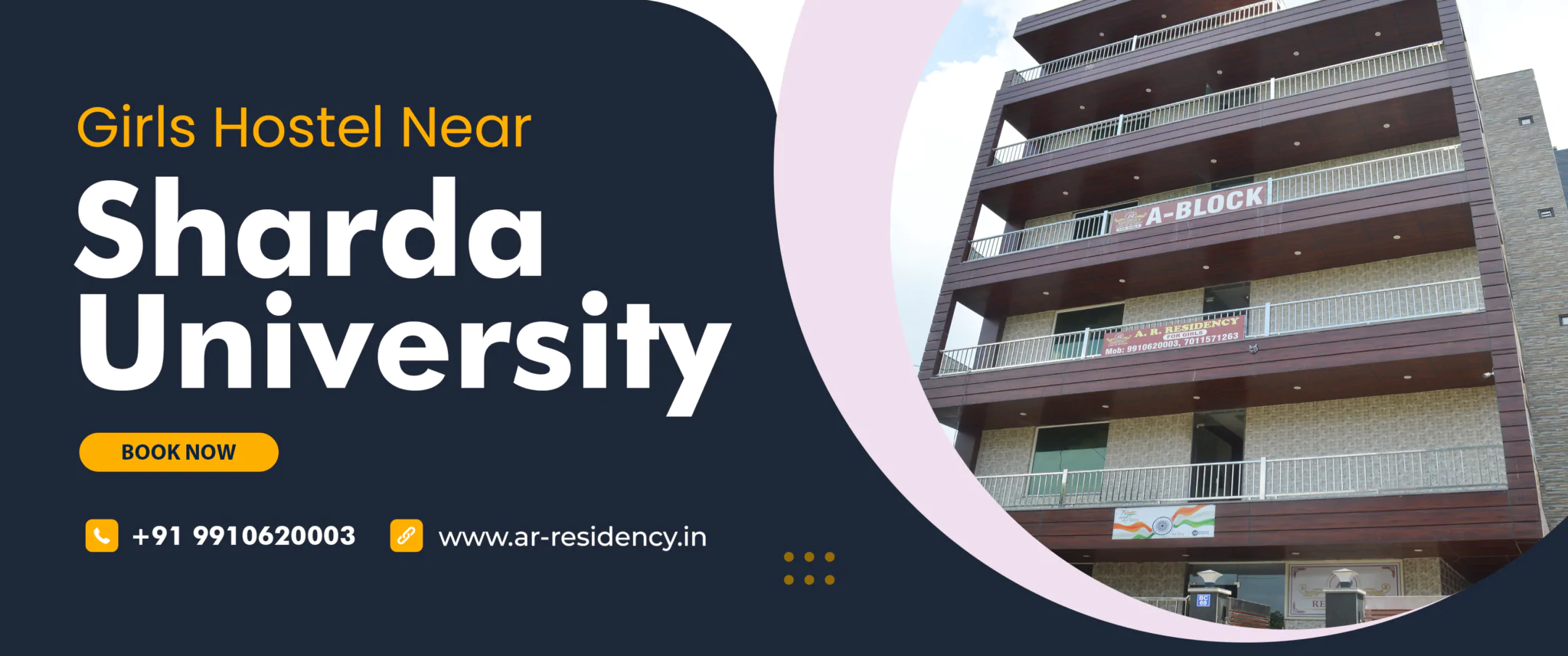Girls Hostel near Sharda University